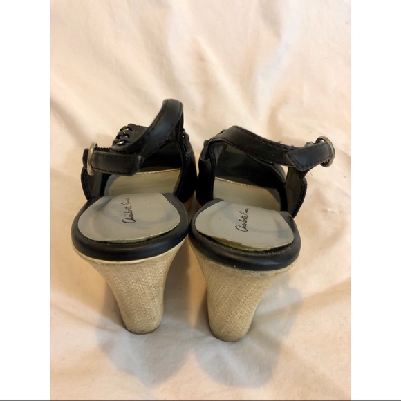 Open-Toe Slingback Wedge - Picture 3 of 4